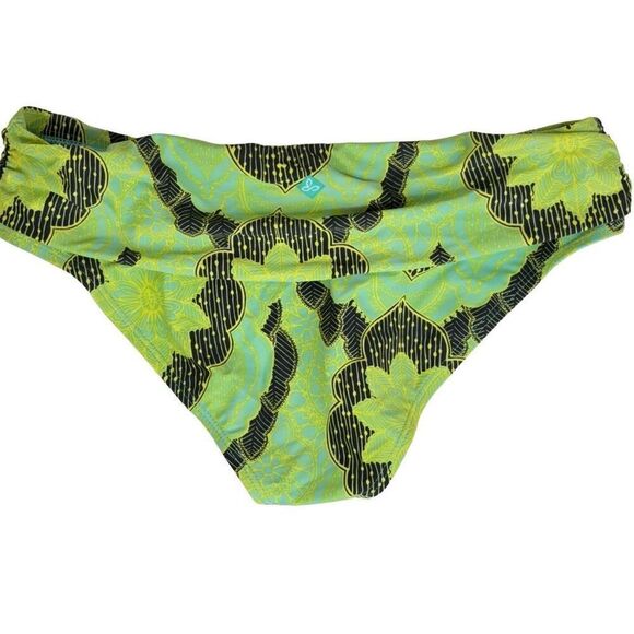 Bikini Set B Swim Black Top D & Prana Green Boho Bottom L Summer Swimwear - Picture 6 of 9